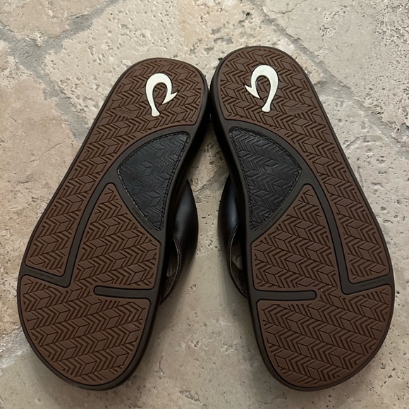 NWT OluKai ‘Ilikai’ Men’s Premium Leather Sandals - Picture 8 of 8
